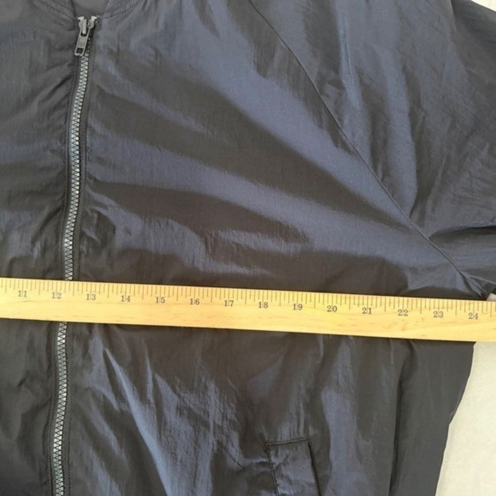 Gap Mens Bomber Jacket Black Water Repellent Full Zip Medium - Picture 10 of 11